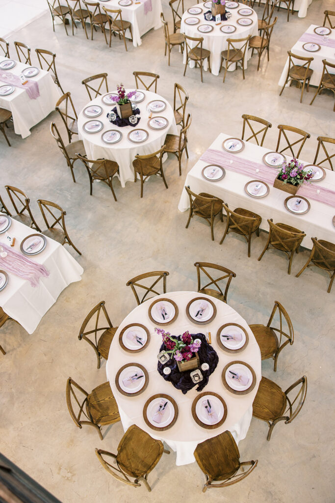 wedding guest seating, texas wedding seating, wedding venue seating, tables and chairs